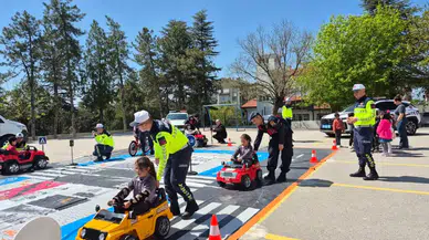 Beypazarı’nda Öğrencilere Trafik Eğitimi Verildi