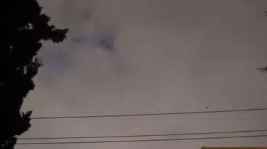 Ankara’da Gökyüzünde Görülen Işıklar Merak Konusu Oldu