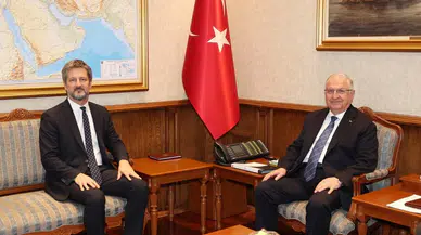 Bakan Yaşar Güler, Macaristan Büyükelçisi Viktor Matis'i Kabul Etti