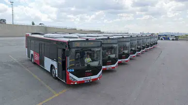 Ankara’da EGO Filosuna 15 Yeni Otobüs Daha Katıldı