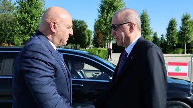 Erdoğan, Lübnan Cumhurbaşkanı Joseph Avn'i Resmi Törenle Karşıladı