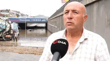Aracını Sel Sularına Kaptıran Vatandaş İsyan Etti