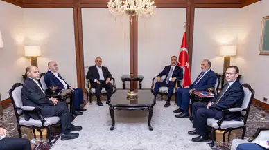 Bakan Fidan, Hamas Siyasi Büro Şefi Halil Hayye ile Görüştü