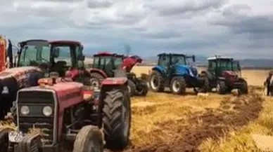 Çubuk'ta Arazi Yangını Köylülerin Hızlı Müdahalesiyle Söndürüldü