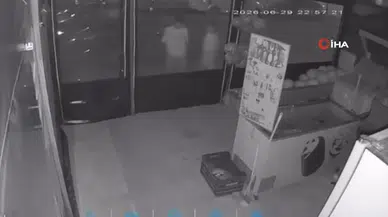 Ankara Sincan’da Dondurma Hırsızlığı Kameraya Yansıdı