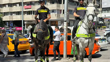 Ankara’da NATO Zirvesi Öncesi Atlı Polisler Göreve Başladı