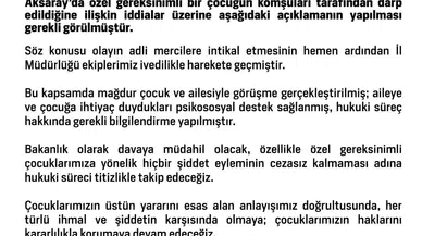 Aksaray'da Özel Gereksinimli Çocuğa Şiddet İddiası