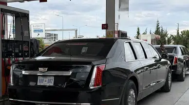 Donald Trump'ın Zırhlı Makam Aracı Ankara Yollarında Görüntülendi