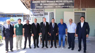 ATO Başkanı Baran, Yuvaköy Mermerciler Sitesi'nde sektörle buluştu