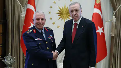 Cumhurbaşkanı Erdoğan'dan Emekli Komutan Kadıoğlu'na Kabul