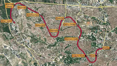 Ankara’ya 44 Kilometrelik Yeni Metro Ağı: 4 Hat İçin İhale Süreci Başlıyor