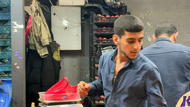 Ankara Ulus Hali’nde Bayram Alışverişi Yoğunluğu Arttı