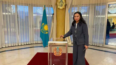 Kazak Vatandaşlar Ankara'da Yeni Anayasa Referandumu İçin Sandığa Gitti