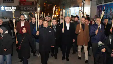 Kızılcahamam'da Ramazan Coşkusu Fener Alayıyla Yaşandı
