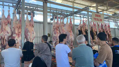 Pursaklar’da Kurban Kesim Alanında Vatandaşlara Çorba ve Çay İkramı