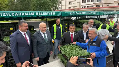 Kızılcahamam’da Çiftçilere 1.7 Milyon Sebze Fidesi Desteği