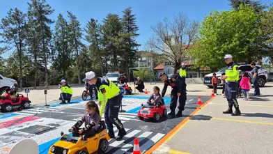 Beypazarı’nda Öğrencilere Trafik Eğitimi Verildi