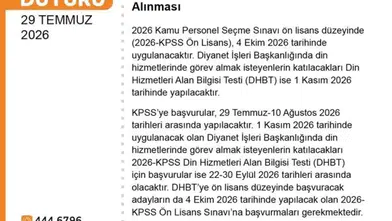 KPSS Ön Lisans Başvuruları Başladı! İşte Tarihler ve Detaylar