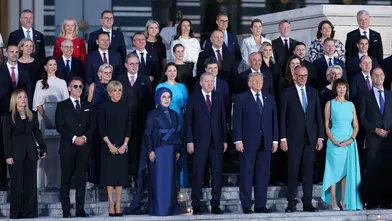NATO Liderleri Cumhurbaşkanlığı Külliyesi'nde Aile Fotoğrafı Çektirdi