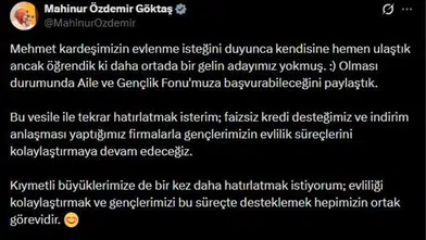 Bakan Göktaş'tan Başlık Parası Mağduru Çiftçi'ye Destek