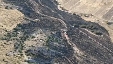 Nallıhan'da Tarım Arazisi Yangını Ormana Sıçramadan Söndürüldü