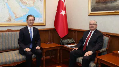 Bakan Yaşar Güler, Japonya’nın Ankara Büyükelçisi Masami Tamura’yı Kabul Etti