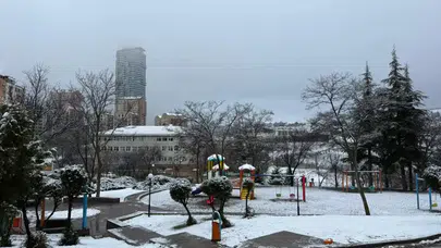 Ankara’da Yüksek Kesimlere Kar Yağdı