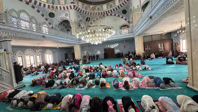 Pursaklar'da Minikler Ramazan'da Camiyi Yakından Tanıdı