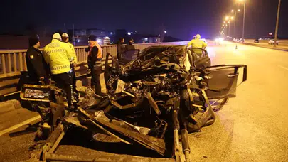 Ankara’da Tıra Arkadan Çarpan Otomobilin Sürücüsü Ağır Yaralandı