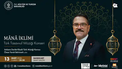 CSO Ada Ankara'da 'Mana İklimi' Tasavvuf Müziği Konseri