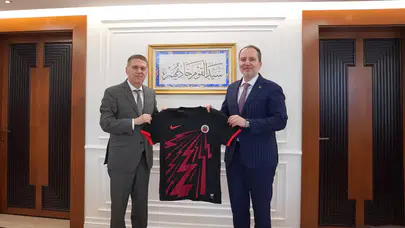 Gençlerbirliği Başkanı Haydar Arda Çakmak’tan Fatih Erbakan’a Nezaket Ziyareti