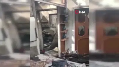 Ankara Sincan'da Gecekondu Yangını: Tüm Eşyalar Kül Oldu