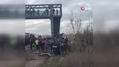 Ankara’da Halk Otobüsü Köprü Direğine Çarptı: 5 Ölü, 15 Yaralı