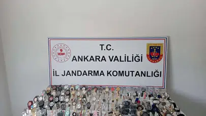 Ankara’da Kaçak Saat Operasyonu: 3,2 Milyon TL’lik Ürün Ele Geçirildi