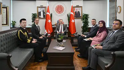 Savunma Sanayii Başkanı Görgün, Japonya'nın Ankara Büyükelçisi Tamura ile Görüştü