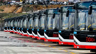 Ankara’da EGO Filosuna 16 Yeni Otobüs Daha Eklendi