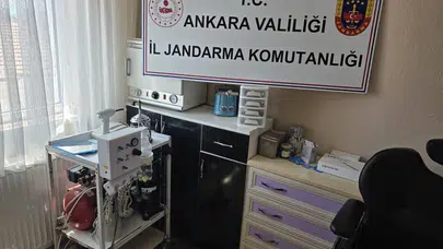 Ankara’da Sahte Diş Hekimine Operasyon