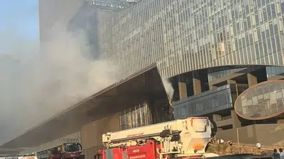 Çankaya'da satış ofisinde çıkan yangın kontrol altına alındı