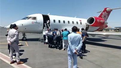 Mısır'da Yaralanan 3 Türk Vatandaşı Hava Ambulansıyla Türkiye'ye Getirildi