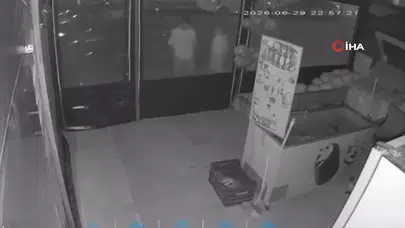 Ankara Sincan’da Dondurma Hırsızlığı Kameraya Yansıdı