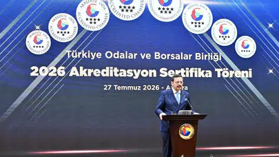 TOBB Akreditasyon Töreninde 73 Oda ve Borsaya Sertifika Verildi
