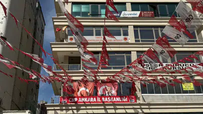 CHP Ankara İl Başkanlığı Binası Önünde Gerginlik Yaşandı