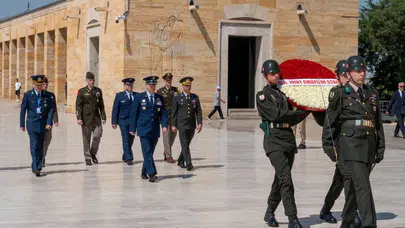 ABD Genelkurmay Başkanı Caine, Anıtkabir'i Ziyaret Etti