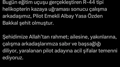 TUSAŞ Genel Müdürü Helikopter Kazasını Değerlendirdi