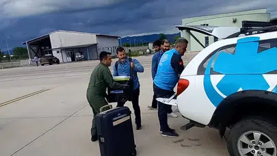 Samsun'dan Ankara'ya Ambulans Uçakla Organ Greftleri Taşındı