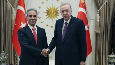 Cumhurbaşkanı Erdoğan, Faik Zeydan'ı Cumhurbaşkanlığı'nda Kabul Etti