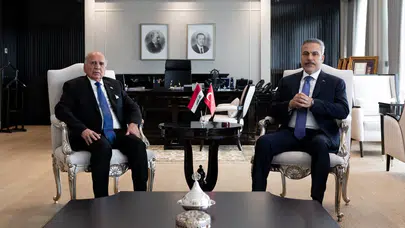 Bakan Hakan Fidan, Irak Dışişleri Bakanı Fuad Hüseyin ile Görüştü