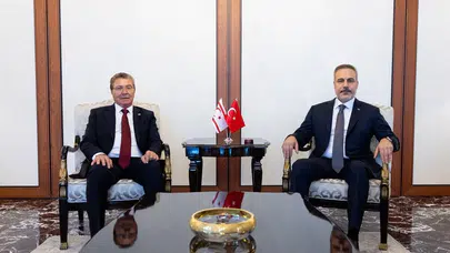 Bakan Hakan Fidan, KKTC Başbakanı Ünal Üstel'i Ankara'da Ağırladı